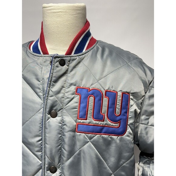 NWT New York Giants Men's G-III Challenger Reversible Letterman Jacket Size L - Picture 15 of 16